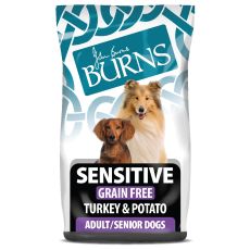 Burns Sensitive Adult/Senior Dog Food - Turkey & Potato