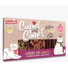 Cupid & Comet Cat Canapes Christmas Treats