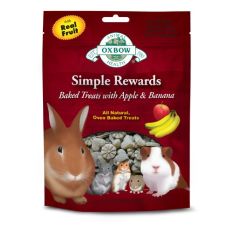 Oxbow Simple Rewards Treats 60g - Apple & Banana